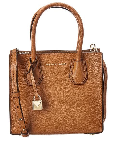 michael kors mercer medium messenger acorn|Michael Kors mercer gallery medium.